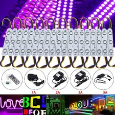 20-400pcs 5050 Smd Rgb Led Module Light Injection Lamp Waterproof Remotepower