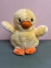 DAKIN 1985 VTG PLUSH BABY DUCK / CHICK DUCKLING- 5" TALL PLUSH TOY