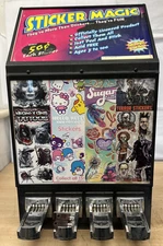 Pokemon Tattoo Sports Magic Trading Card Vending Machine 4 column Sticker *B*