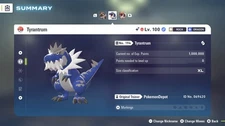 6IV Shiny Tyrantrum Pokemon Legends ZA *SAME DAY*