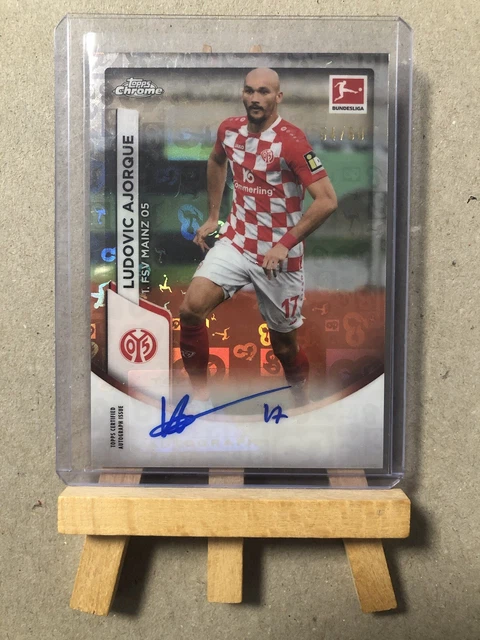 Topps Chrome Bundesliga 23/24 Ludovic Ajorque Auto /60 Mainz 05 Autograph