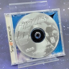 AeroWings Sega Dreamcast 1999 Crave Entertainment Flight Sim Video Game T-40201N