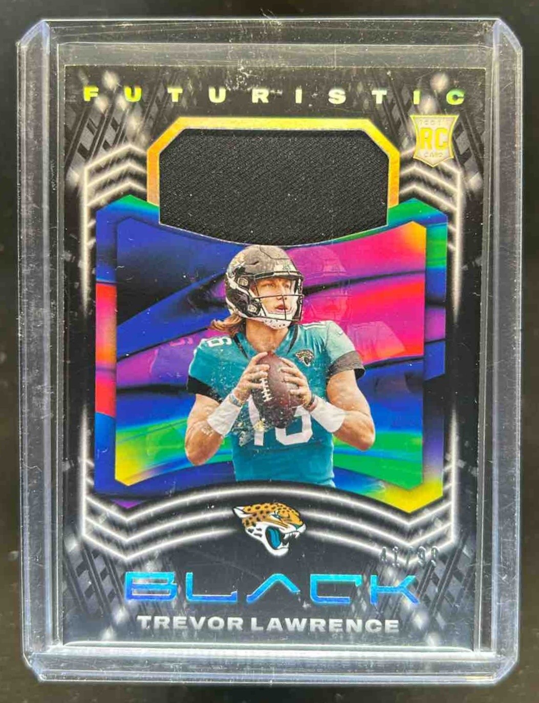 Trevor Lawrence Panini Black Futuristic #FTL Silver
