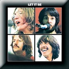 Image of The Beatles Let it Be Album new Official Metal Pin Badge One Size