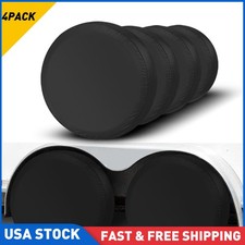 4pcs Waterproof Wheel Tire Covers Sun Protector For Rv Truck Trailer Suv 27-29