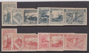 E7297: Armenia #334-343 "Essays", No Overprints