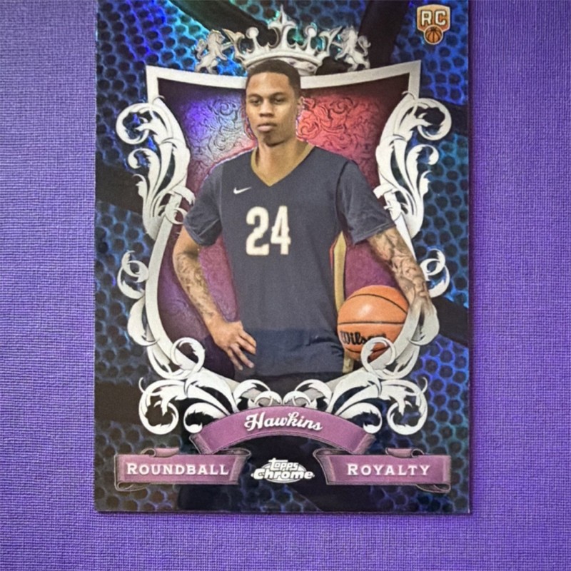Topps Chrome 2023-24 Roundball Royalty Jordan Hawkins Rookie Insert RR-25