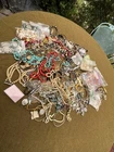 Vintage & Modern Costume Jewelry Craft Lot 4 Lbs