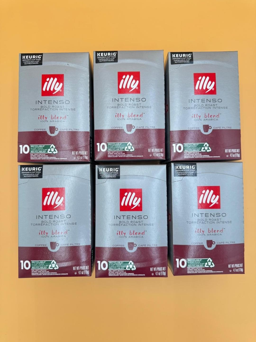 illy Coffee, Dark Roast, K-Cup for Keurig, 100% Arabica Italian -60ct