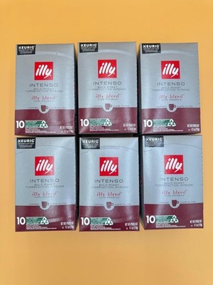 illy Coffee, Dark Roast, K-Cup for Keurig, 100% Arabica Italian -60ct