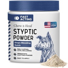 Styptic Powder for Dogs - .5 oz Quick Stop Bleeding for Dogs Nails  Animal C...