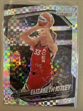 2025 Panini Prizm WNBA Elizabeth Kitley Checkerboard SSP Las Vegas Aces #41