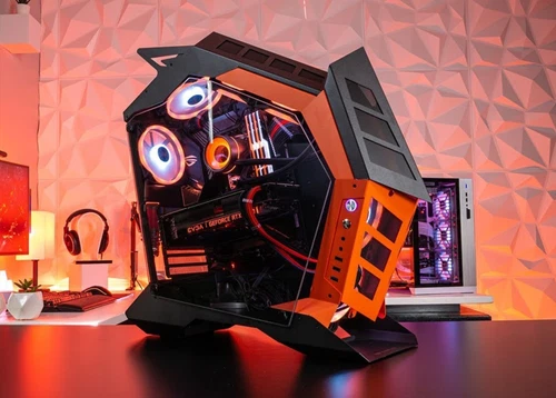 darkFlash Knight K1 ATX PC Case + Corsair AX860i + 7x NZXT fans