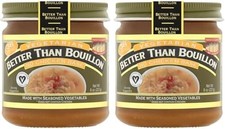 Better Than Bouillon Vegetarian No Chicken Base 2 Pack 8oz Seasoned Vegan Broth