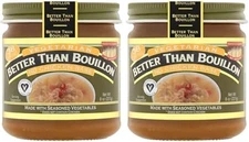 Better Than Bouillon Vegetarian No Chicken Base 2 Pack 8oz Seasoned Vegan Broth
