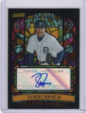 2008 Topps Stadium Club Beam Team Todd Jones Auto #BTA-TJ Detroit Tigers