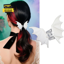 Halloween Hair Clips for Women, Halloween Hair Accessories Metal Bat Hair Claw C
