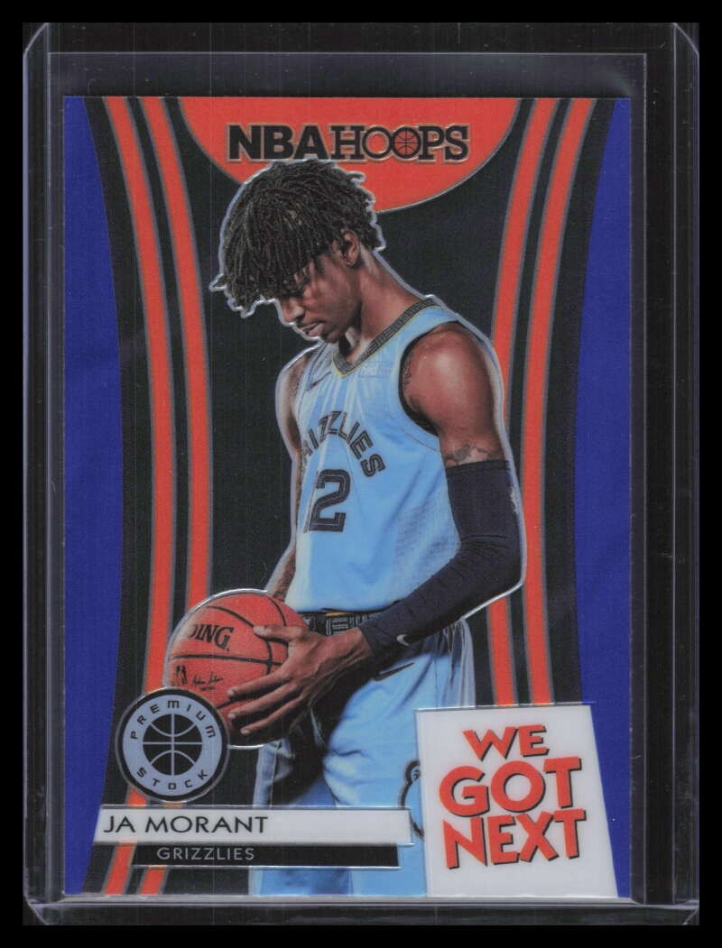 2019-20 Hoops Premium Stock We Got Next Blue Refractor 19 Ja Morant Rookie