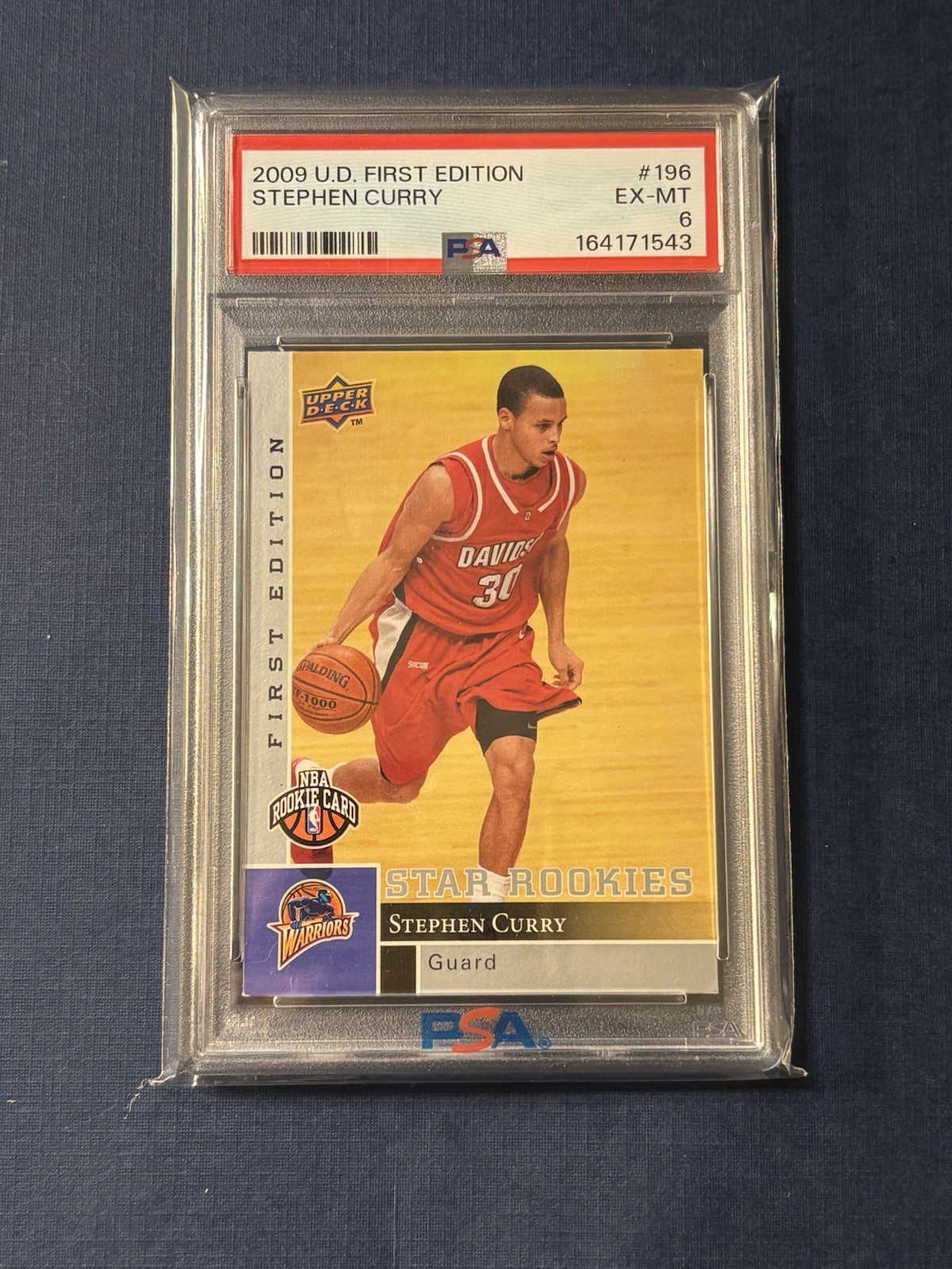 Stephen Curry #196 Basketball Cards 2009 Upper Deck First Edition trading card — raw and PSA graded price guide