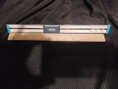 Vintage Alvin Triangular Scale Ruler Drafting Architecture Please Read