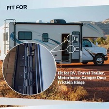 Kit cerniera a frizione per porta d'ingresso per camper con viti, ferramenta