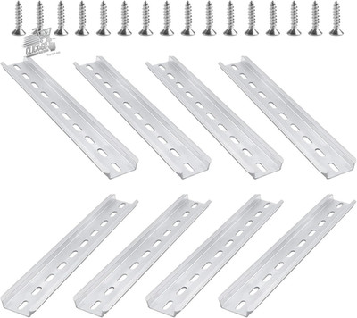 8 DIN Schienen Aluminium 200mm Schiene Halter Rahmen Schaltschrank 35mm
