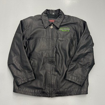 Vintage Arctic Cat Racing Team Jacket Driver Issued Leather Coat
