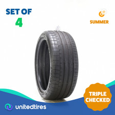 Set Of 4 Used 25540zr20 Continental Sportcontact 6 Mo1 101y - 5-732