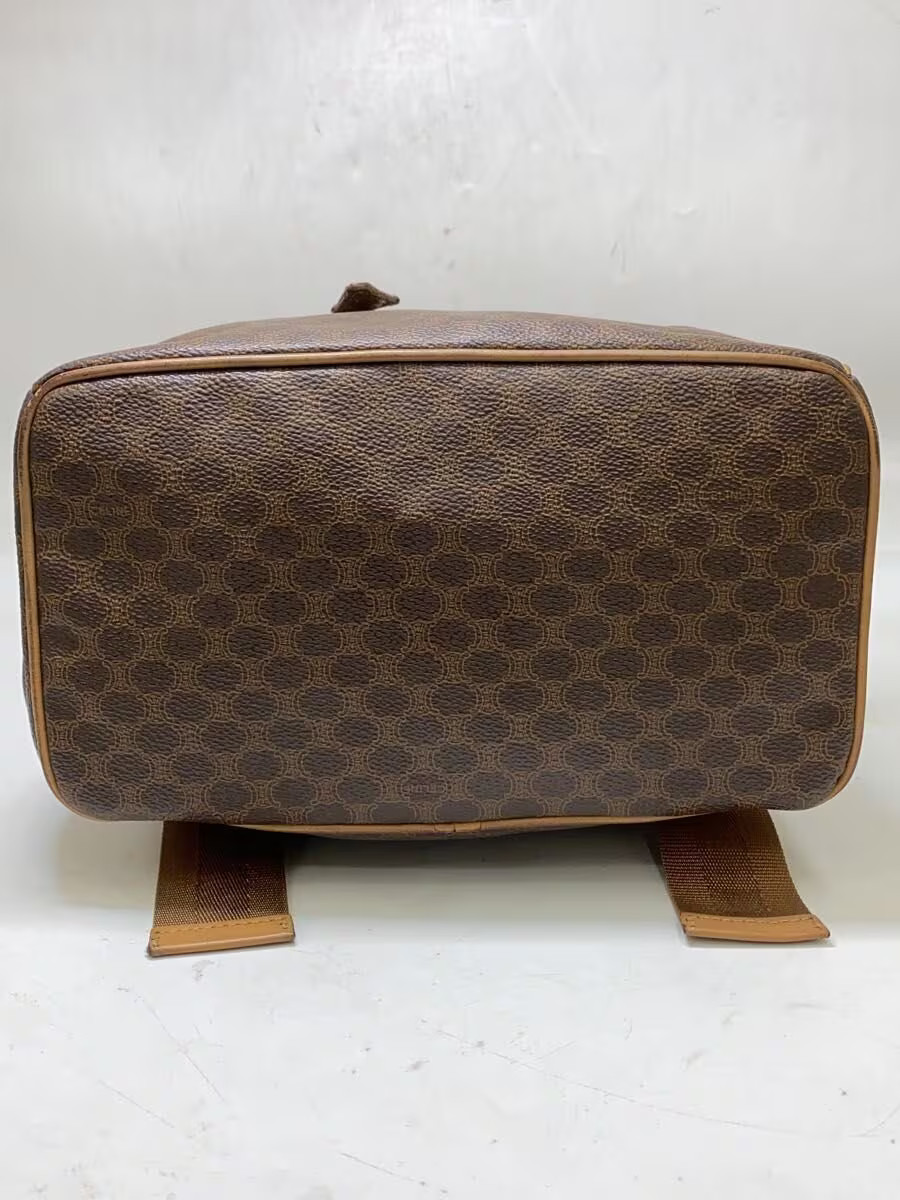 CELINE Macadam patterned leather backpack with sc… - image 4