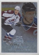 2014-15 Fleer Showcase Flair Row 1 Blue Ice 36/99 Joe Sakic #47 HOF 2o7