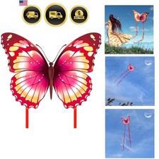 Butterfly Kite for Kids  Adults Easy to Fly, Large Single Line Kites with 30...