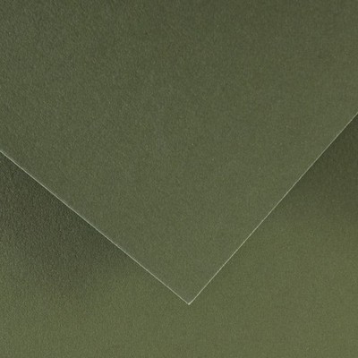 Canson Colorline Sheet 8.5X11 25/Pkg-Khaki Green