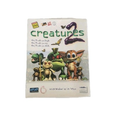 Creatures 2 - Life Simulation Game - Big Box PC CD-ROM 95/98 Selten UNGETESTET 