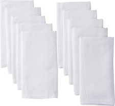 Gerber Unisex Baby Boys Girls Birdseye Prefold Cloth Diapers Multipack White 3-P