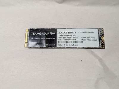 TeamGroup 256GB SATA SSD Solid State Drive M.2 2280 TM8PS7256G0C101