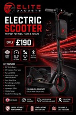 Image of 350W Electric Scooter 36V 10.4Ah Foldable E-Scooter Bluetooth App 8.5" Tyres
