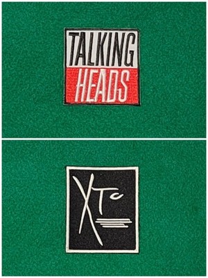Sonderanfertigung für 2 Aufnäher / Bügelflicken: - Talking Heads & XTC