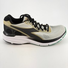 Diadora Mythos Blushield 5 Mens Size 10 Silver Black Running Shoes Sneakers