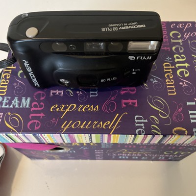FUJIFIIM DISCOVERY 80 PLUS  POINT AND SHOOT Film Camera TESTED & WORKING
