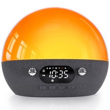 Sunrise Alarm Clock with Bluetooth Speaker, White Noise Sound Machine for Sle...