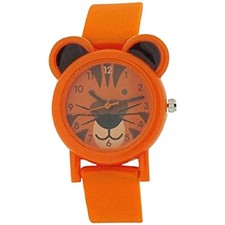 Tiger Watch Kids Orange Cute Animal Watch Tikkers New Without box