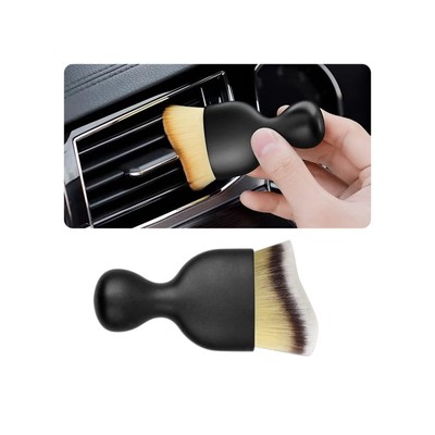 Blilo Car Interior Detailing Brush, Auto Soft Hair Cleaning Brushes, Curved D...