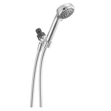 4-Spray Wall Mount Handheld Shower Head 1.75 GPM in Chrome