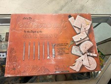 Tandy Let's Do Leathercraft Leather Craft Kit  Style Old West #5500 vintage