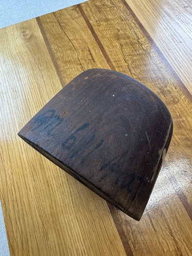 Antike Holz Hutform Block Kuppelform Haashwell New York - Bild 3 von 6
