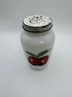 Vintage Anchor Hocking Fire King Milk Glass Apple Salt Shaker Only