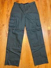 NEW Boy Scouts of America BSA Cargo Canvas Convertible Pants 32x34 Youth 20 VTG