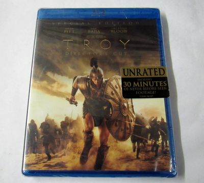 #ad Troy Blu ray 2004 Special Edition Unrated NEW $13.99