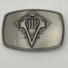 2012 Assassin's Creed 3 III Limited Edition Connor Belt Buckle Silver Tone