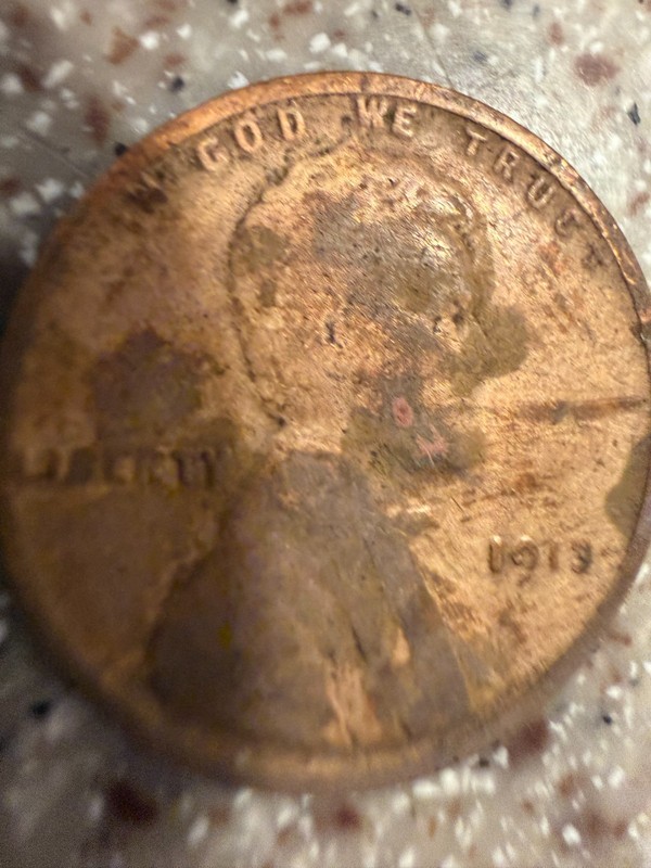 1913-P Lincoln Wheat Cent - Actual Coin Shown -